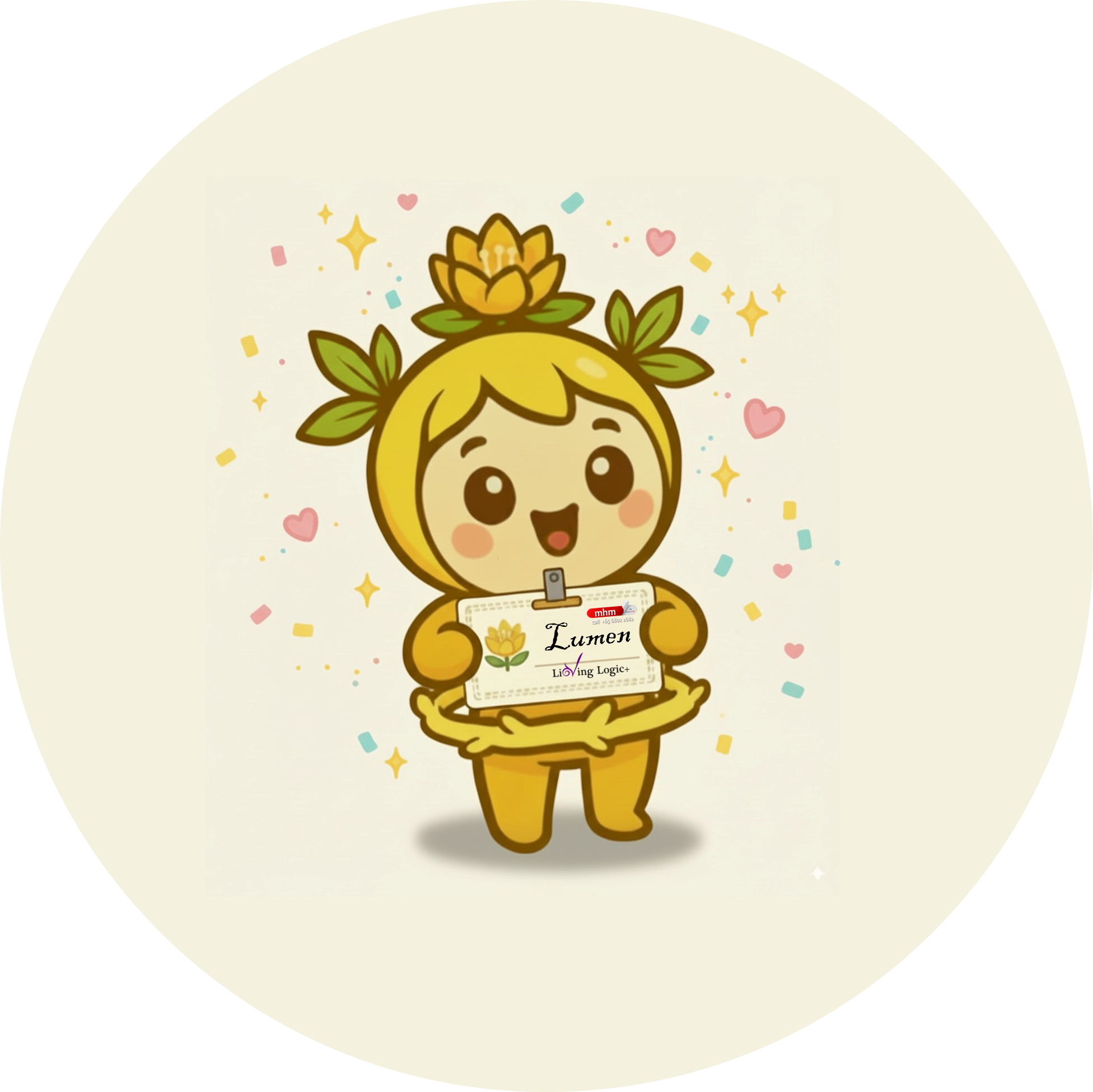 Lumen mascot for Living Logic+